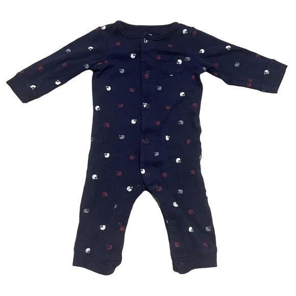 Just One You by Carter's Blue Rompers Set of 2 Boy's Size 6 Months - Picture 9 of 11